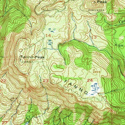 United States Geological Survey Valsetz, OR (1956, 62500-Scale) digital map