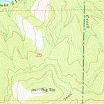United States Geological Survey Valsetz, OR (1974, 24000-Scale) digital map