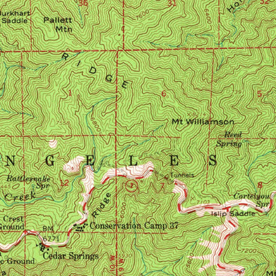 United States Geological Survey Valyermo, CA (1959, 62500-Scale) digital map