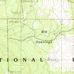 United States Geological Survey Van Arsdale Reservoir, CA (1991, 24000-Scale) digital map