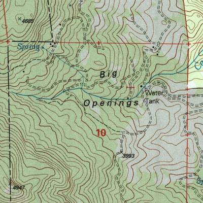 United States Geological Survey Van Arsdale Reservoir, CA (1996, 24000-Scale) digital map