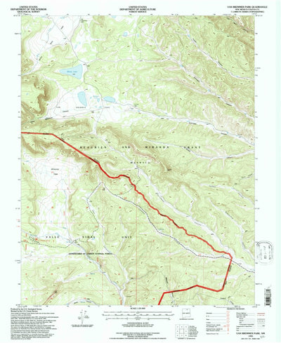 United States Geological Survey Van Bremmer Park, NM (1995, 24000-Scale) digital map