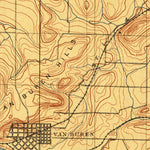 United States Geological Survey Van Buren, AR-OK (1887, 62500-Scale) digital map