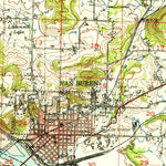 United States Geological Survey Van Buren, AR-OK (1947, 62500-Scale) digital map