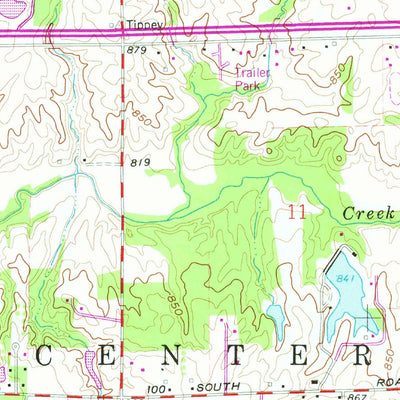 United States Geological Survey Van Buren, IN (1962, 24000-Scale) digital map