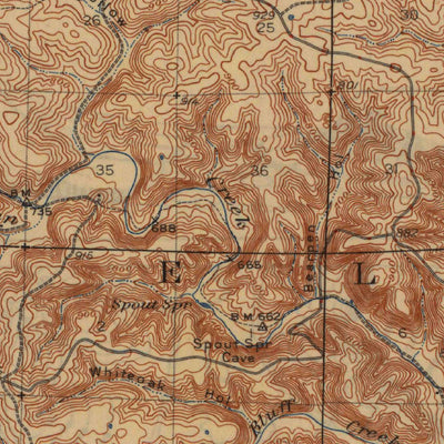 United States Geological Survey Van Buren, MO (1946, 62500-Scale) digital map