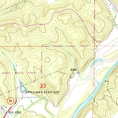 United States Geological Survey Van Buren North, MO (1965, 24000-Scale) digital map