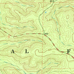 United States Geological Survey Van Buren South, MO (1968, 24000-Scale) digital map