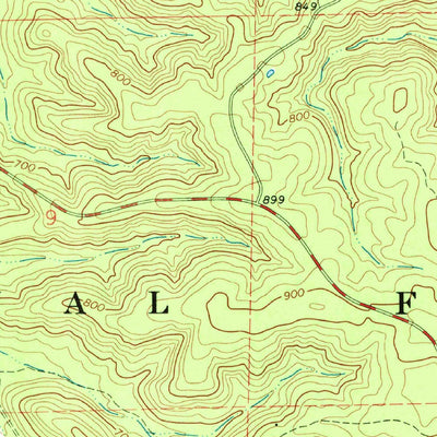 United States Geological Survey Van Buren South, MO (1968, 24000-Scale) digital map