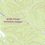 United States Geological Survey Van Buren South, MO (2021, 24000-Scale) digital map