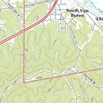 United States Geological Survey Van Buren South, MO (2021, 24000-Scale) digital map