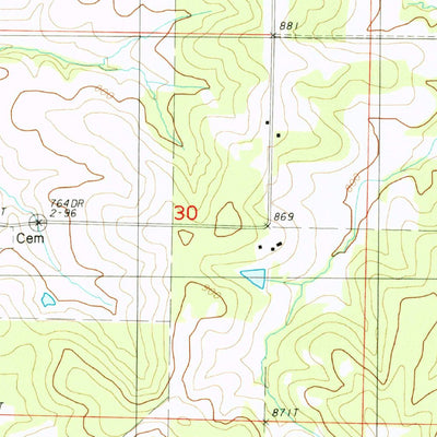 United States Geological Survey Van Cleve, MO (1987, 24000-Scale) digital map
