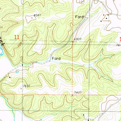 United States Geological Survey Van Cleve, MO (1987, 24000-Scale) digital map