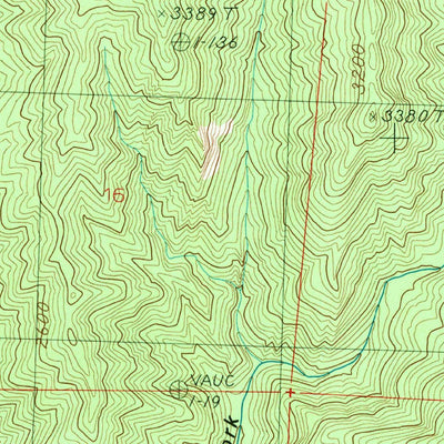 United States Geological Survey Van Creek, WA (1989, 24000-Scale) digital map