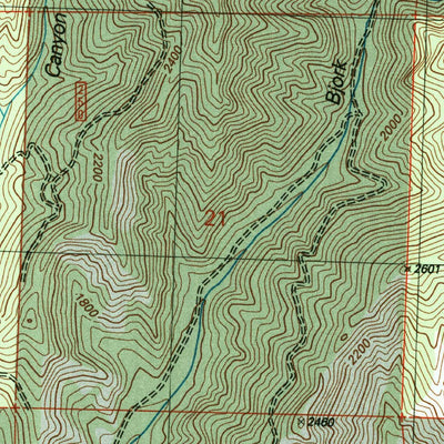 United States Geological Survey Van Creek, WA (2003, 24000-Scale) digital map