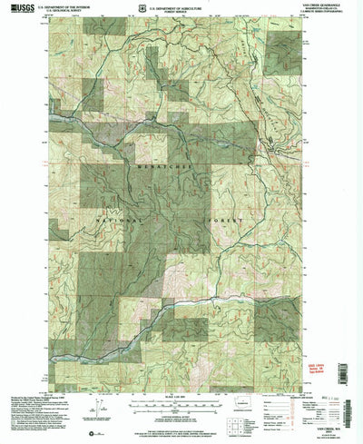 United States Geological Survey Van Creek, WA (2003, 24000-Scale) digital map