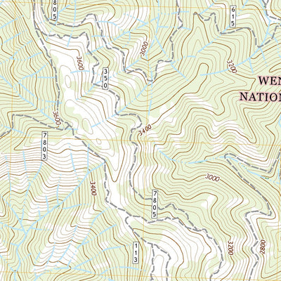 United States Geological Survey Van Creek, WA (2020, 24000-Scale) digital map