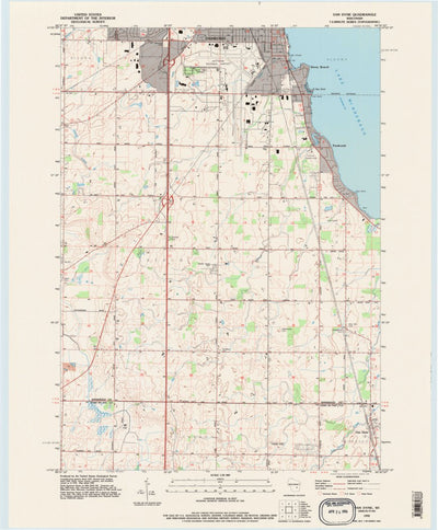 United States Geological Survey Van Dyne, WI (1992, 24000-Scale) digital map