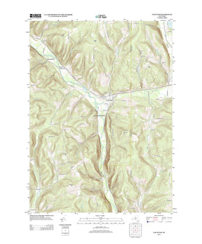 United States Geological Survey Van Etten, NY (2013, 24000-Scale) digital map