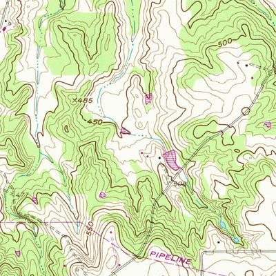 United States Geological Survey Van Lake, TX (1959, 24000-Scale) digital map