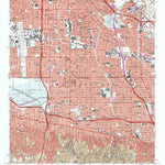 United States Geological Survey Van Nuys, CA (1966, 24000-Scale) digital map
