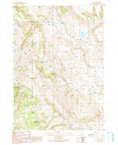 United States Geological Survey Van, OR (1990, 24000-Scale) digital map