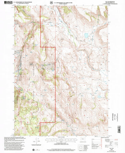 United States Geological Survey Van, OR (1999, 24000-Scale) digital map