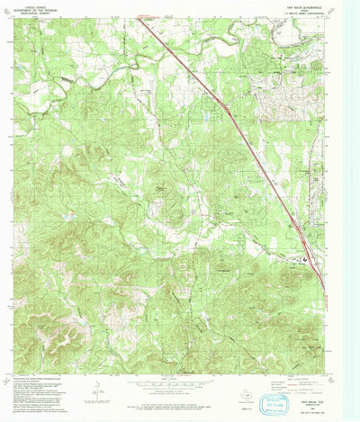 United States Geological Survey Van Raub, TX (1991, 24000-Scale) digital map