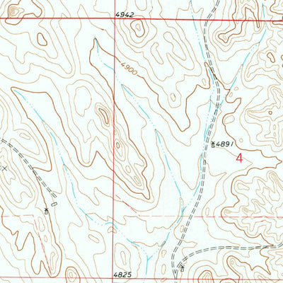 United States Geological Survey Van Tassell, WY-NE (1977, 24000-Scale) digital map