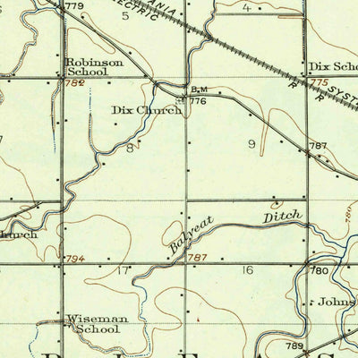 United States Geological Survey Van Wert, OH (1914, 62500-Scale) digital map