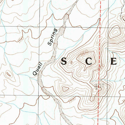 United States Geological Survey Van Winkle Spring, CA (1985, 24000-Scale) digital map