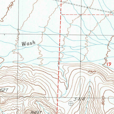 United States Geological Survey Van Winkle Wash, CA (1985, 24000-Scale) digital map