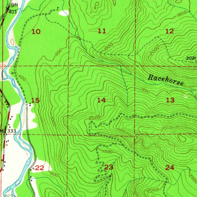 United States Geological Survey Van Zandt, WA (1951, 62500-Scale) digital map
