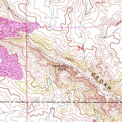 United States Geological Survey Vananda, MT (1960, 24000-Scale) digital map