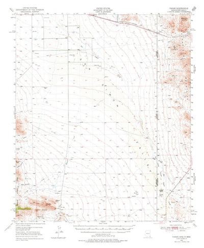 United States Geological Survey Vanar, AZ-NM (1950, 62500-Scale) digital map