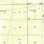 United States Geological Survey Vanar, AZ-NM (1951, 62500-Scale) digital map