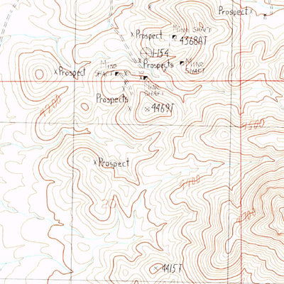 United States Geological Survey Vanar, AZ-NM (1987, 24000-Scale) digital map
