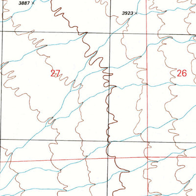 United States Geological Survey Vanar, AZ-NM (1996, 24000-Scale) digital map