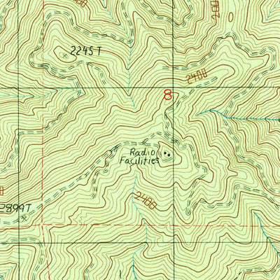 United States Geological Survey Vance Creek, WA (1990, 24000-Scale) digital map