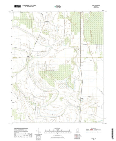 United States Geological Survey Vance, MS (2020, 24000-Scale) digital map