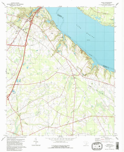 United States Geological Survey Vance, SC (1979, 24000-Scale) digital map