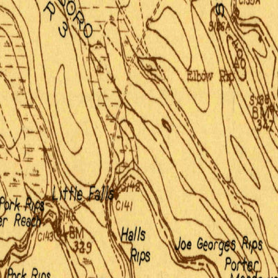 United States Geological Survey Vanceboro, ME (1930, 48000-Scale) digital map