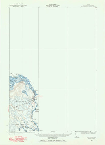 United States Geological Survey Vanceboro, ME (1930, 62500-Scale) digital map