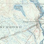United States Geological Survey Vanceboro, ME (1930, 62500-Scale) digital map