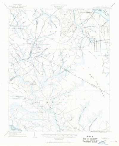 United States Geological Survey Vanceboro, NC (1902, 62500-Scale) digital map