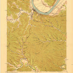 United States Geological Survey Vanceburg, KY-OH (1951, 24000-Scale) digital map