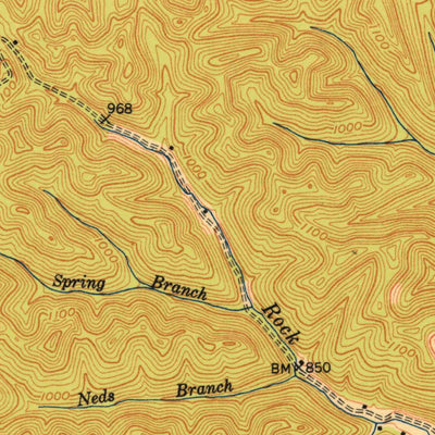 United States Geological Survey Vanceburg, KY-OH (1951, 24000-Scale) digital map