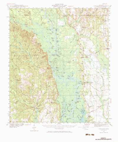United States Geological Survey Vancleave, MS (1941, 62500-Scale) digital map