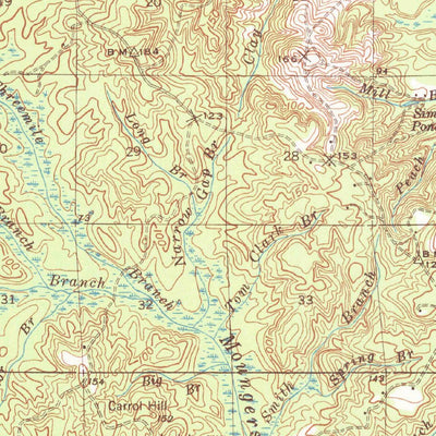 United States Geological Survey Vancleave, MS (1941, 62500-Scale) digital map