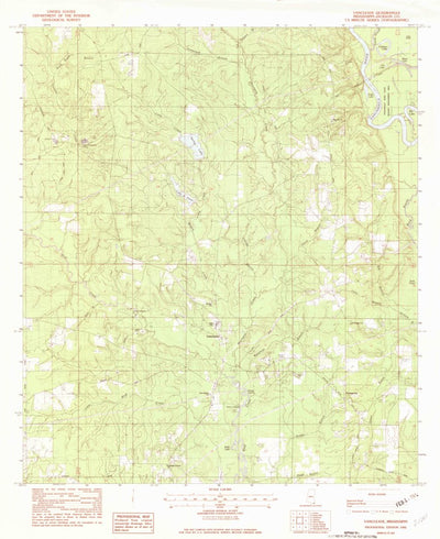 United States Geological Survey Vancleave, MS (1982, 24000-Scale) digital map